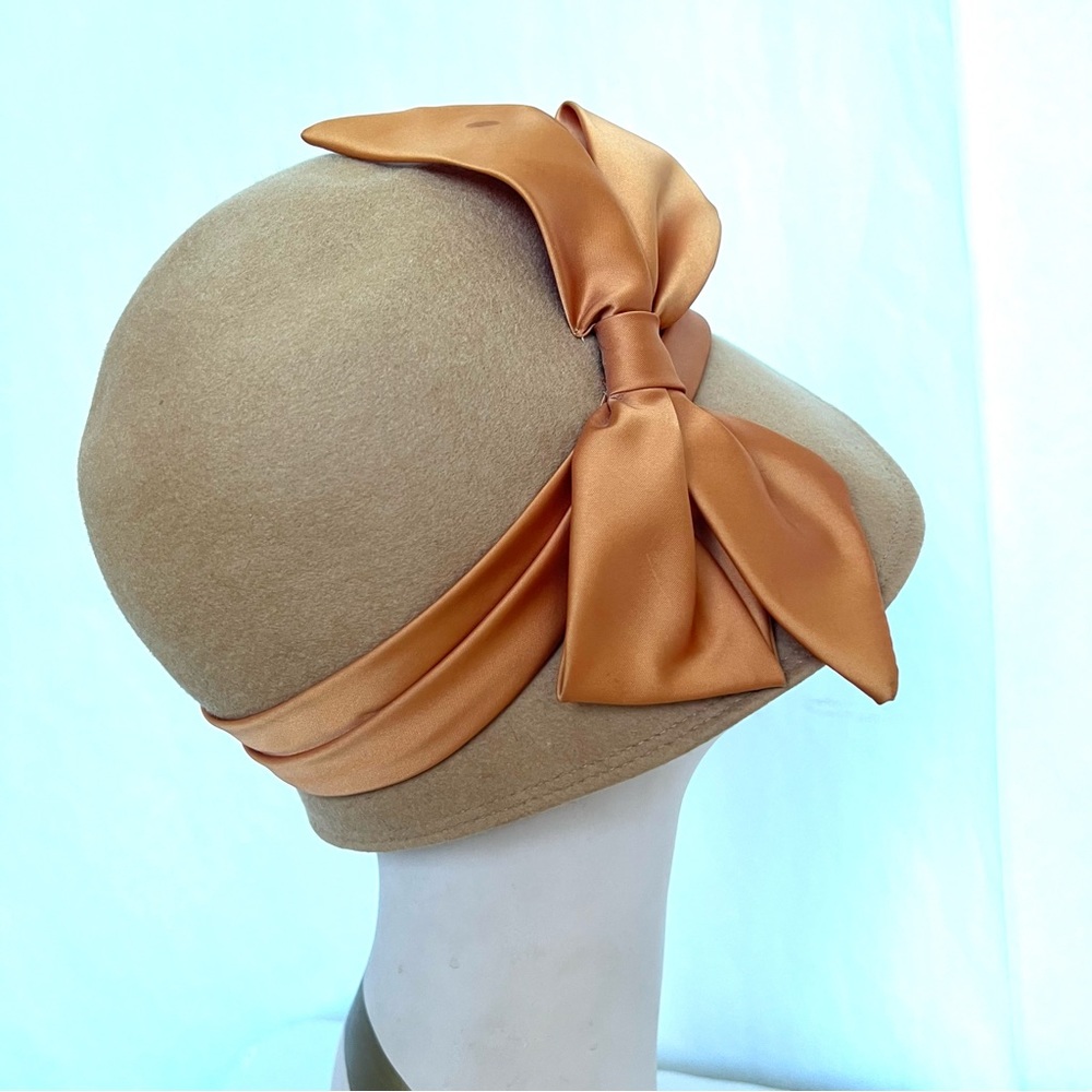Vintage Henry Pollak New York Cloche Flapper Style 20s Hat - Picture 8 of 15